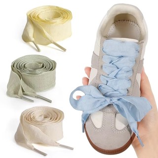 1 Cặp Dây Giày Cánh Hoa Rộng 2.5cm, Ren Hoa Sen Lá Cạnh, Bong Bóng, Thể Thao 80/100/120/140cm