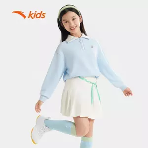 ANTA Kids  Áo Sweater Cổ Polo Thời Trang Bé Gái Giữ Ấm, Thoải Mái Vận Động 3626A8727