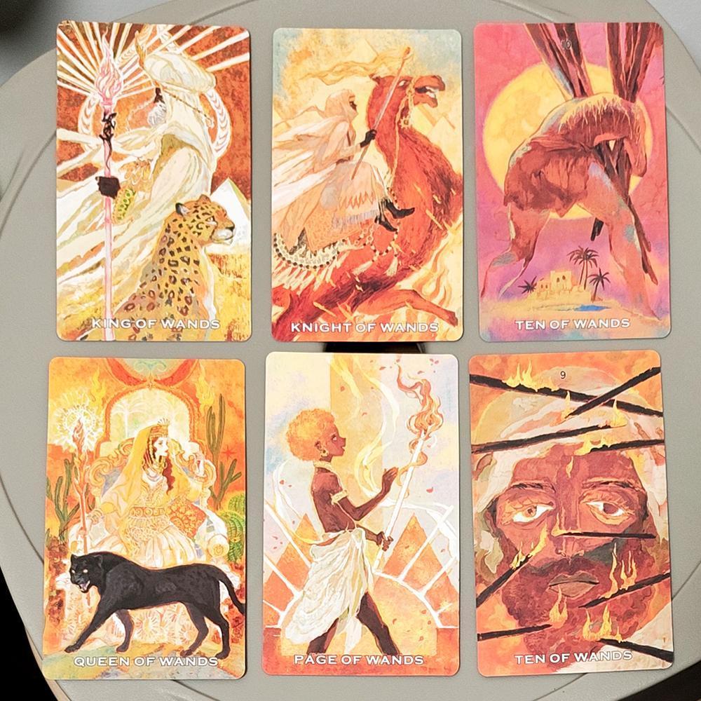 The Whisper of Stars and Garden Tarot Deck 86 Miếng Thẻ Tarot hoạt hình dựa trên hệ thống Rider Waite