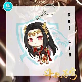 Keychain Acrylic Anime Donghua Battle Through The Heavens - Cai Lin, Yun Zhi Ganci Anime Akrilik - Cai Lin