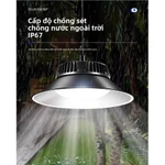 Đèn treo ngoài trời chống thấm nước chạy bằng năng lượng mặt trời, đèn sân vườn có thể điều chỉnh ba màu, siêu sáng — ảnh 4