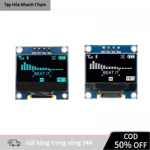 【COD】Màn hình OLED 0.96" với giao diện I2C (IIC), chỉ cần 2 dây dữ liệu, dễ dàng kết nối và lập trình cho nhiều ứng dụng