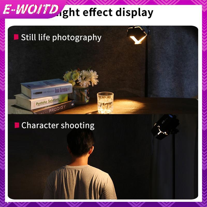 E-WOITD Compuer Bốn-de Rào cản ánh sáng cho Mini Bowens ZGRL80 Công cụ sửa đổi ánh sáng Chuyên nghiệp Accesorio Studio chụp ảnh E-WOITD