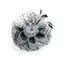Mũ Fascinator MERIGGIARE, Ruy Băng Lưới Hoa Thanh Lịch Tóc Thả Fascinator Mũ Lông Vũ Cưới Cô Dâu
