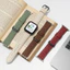 Dây da mỏng tương thích cho Apple Watch Series 11 / 10 42mm 46mm Ultra3 / 2 49mm 9 8 7 6 SE 41 / 40mm 44mm 45mm