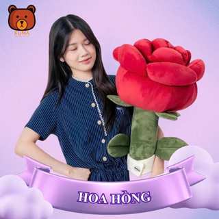 Gấu Bông Hoa Hồng 30–80cm-Thú Nhồi Bông Hoa Hồng Lãng Mạn Quà Tặng 8/3 - 20/10 Sinh Nhật Cho Bạn Gái