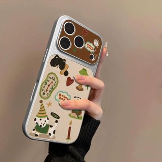 Tranh Sơn Dầu Cho Chó Mèo Họa Tiết Da Tương Thích iPhone 13ProMax Premium 14Pro 16Plus Thời Trang 13 17PROMAX 14plus 15promax 16promax Vỏ Bảo Vệ Chống Sốc
