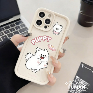 Ốp Điện Thoại Màu Trơn Chó Con Dễ Thương Cho Poco X7 X6 X5 Pro X4 X3 NFC GT X2 F7 Ultra F6 F5 F4 F3 GT F2 Pro 4G 5G Vỏ Hoạt Hình Đơn Giản Bảo Vệ Ống Kính Chống Rơi Ốp Lưng Mềm