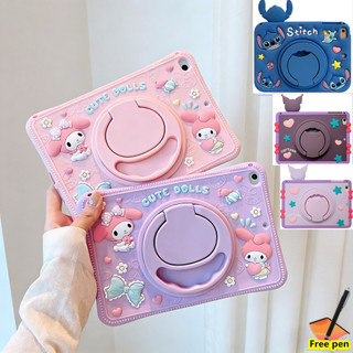 Ốp Lưng Cho iPad A19 12th Gen 2026 11inch Air 11 2026 M4 Air811th (A16) 2025 iPad Air 11 "2025 M3 / 2024 M2 Dây Đeo Silicon Keo Mềm Có Thể Gập Lại Vỏ Máy Tính Bảng