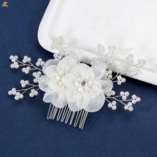 Lược Tóc Trụ Hợp Kim Thanhh lịch với Ngọc Trai, Phụ Kiện Perfect cho Tiệc Của Bạn