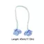 SAIA 10 Chiếc Đôi Đầu Hoa Hồng Hoa, Móc Trang Trí DIY Thủ Công Miếng Dán Hoa, Ngọt Ngào Handmade Nhân Tạo Hoa Hồng Nơ Hoa Tóc Trang Trí