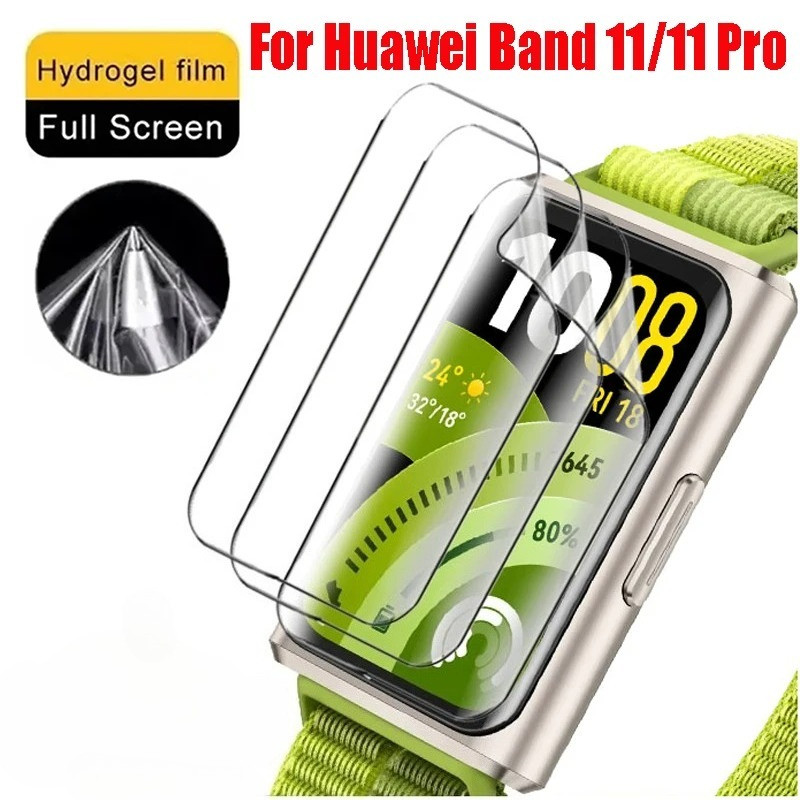 1 Bộ Phim Hydrogel Cho Huawei Band 11 Pro 10 9 8 7 HD Bảo Vệ Màn Hình Cho Huawei Band 11 Series Phim Bảo Vệ Đồng Hồ