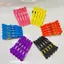 HFSHY 5 Cái / lốc Kẹp Tóc Nhựa Làm Tóc Kẹp Móng Vuốt Phần Cá Sấu Kẹp Cắt Tóc Cho Salon Tạo Kiểu Phụ Kiện Tóc Kẹp Tóc VN