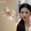 Kẹp Tóc Hình Hoa Hợp Kim - Phụ Kiện Trang Trí Thời Trang