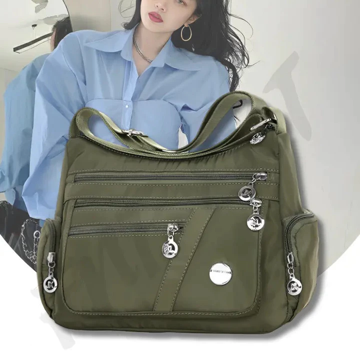 Women's Vintage Nylon Crossbody Bag – 3