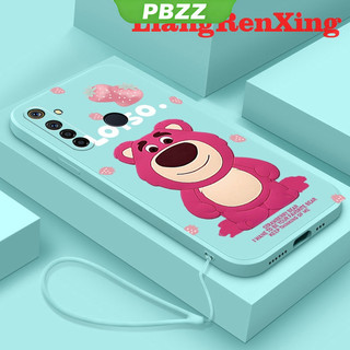 Ốp Điện Thoại silicone Mềm Chống Sốc In Hình Gấu Dâu Tây Cho realme 5 realme c3 realme 5i realme 6i realme 5 pro Yx01