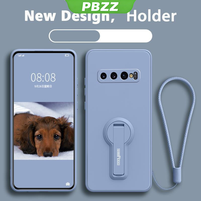 ốp lưng Ốp điện thoại Samsung S10 Plus Samsung S10 Pro Samsung S10 Ốp mềm Ốp chống sốc mịn bảo vệ chống sốc Silicon thiết kế mới 360 ° với giá đỡ ytxzzj01 đẹp viền vuông cute