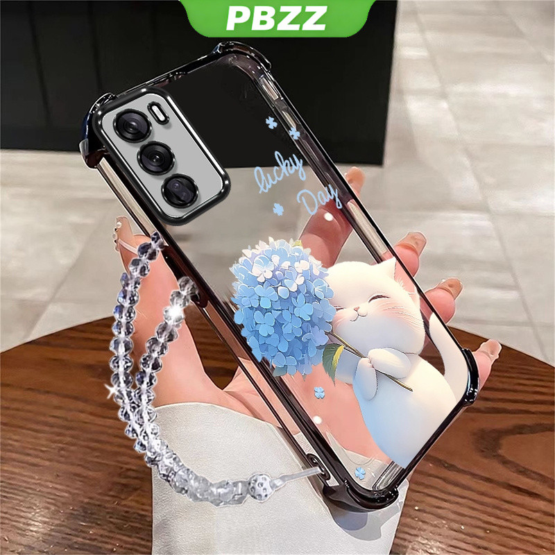 Ốp Lưng Cho oppo reno 12 pro 5g reno12 5g 2024 Vỏ Điện Thoại Vỏ Mềm Silicon Chống Sốc Thiết Kế Mới Thẩm Mỹ Trong Suốt Hoạt Hình Vòng Tay Mèo Cho Bé Gái SJSLLSHM01