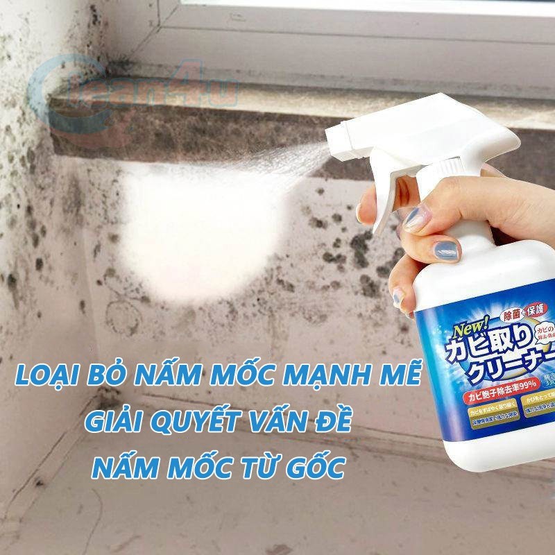 Chai xịt vệ sinh nấm mốc 330ml cho tường gạch Tẩy Nấm Mốc / Diệt nấm mốc،Dung tích 330ml