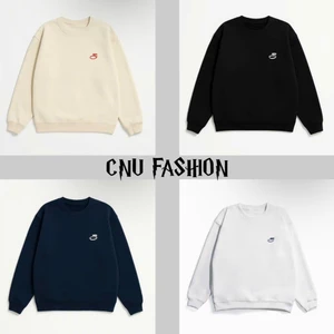Áo Sweater Nam Nữ thêu chữ chất liệu nỉ hai da from rộng oversize trẻ trung