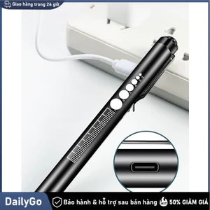 Đèn pin LED 2 trong 1 sạc Type-C đo đồng tử dùng y tế du lịch Đèn Pin LED Mini Cầm Tay，nhân viên y tế