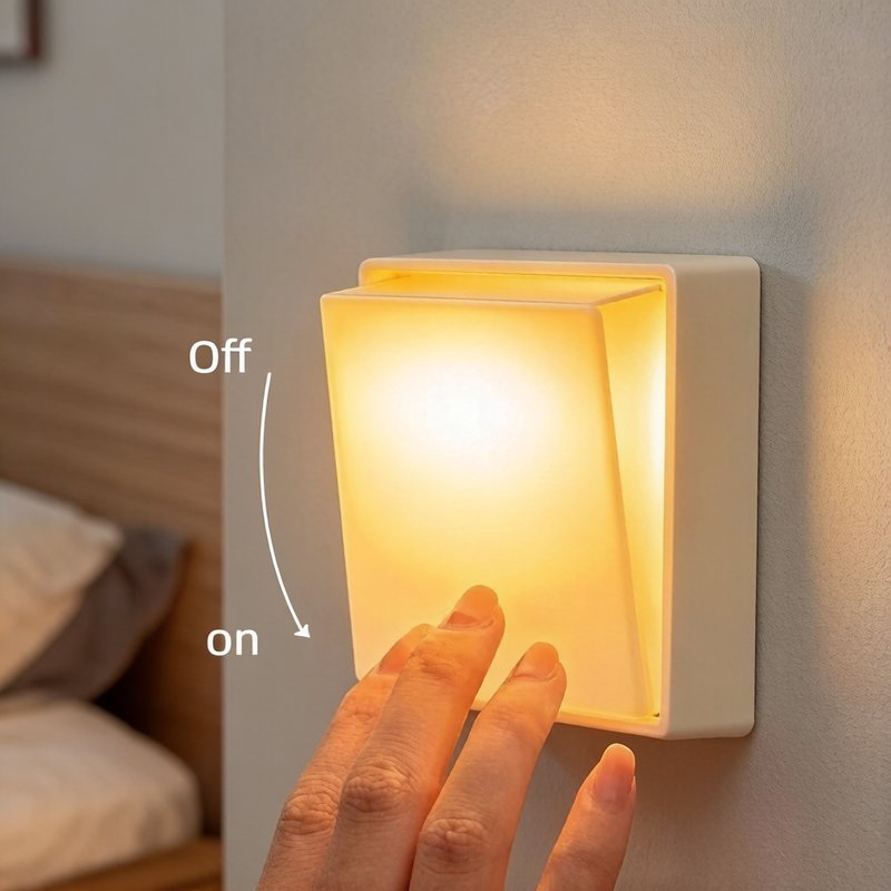 Đèn ngủ LED điều chỉnh sáng vô cấp ghi nhớ độ sáng tắt tự động 30 phút nam châm tiết kiệm năng