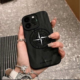 Dành Cho IPhone 17 16 15 14 13 12 11 Pro Max X XR XS Max 7 8 Plus Vòng Compass trường hợp điện thoại xếp li trường hợp