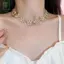 Bông Tai Ren Hoa Kim Cương Giả Phong Cách Sang Trọng, Thích Hợp Tiệc Cưới