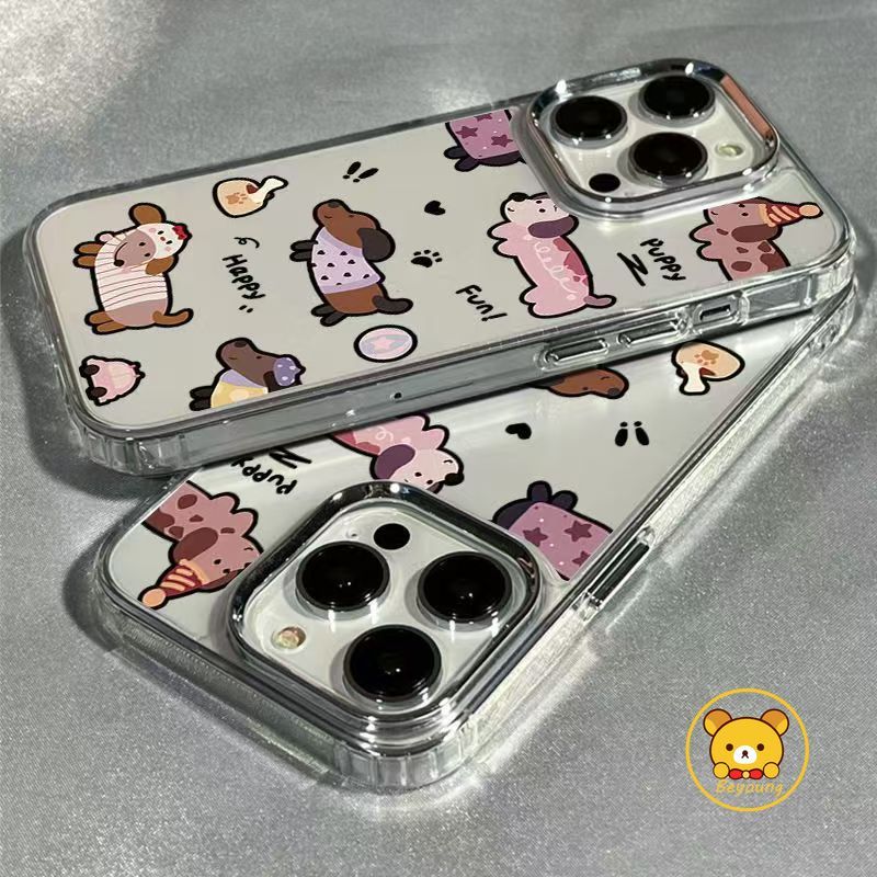 Ốp Điện Thoại Chó Dachshund Cho Xiaomi Poco X8 M8 F8 X7 M7 Pro Plus F7 Ultra X6 F6 F5 M6 M5S X5 M4 X4 M3 X3 NFC GT M2 Pro Max 5G 4G Vỏ Mềm Hoạt Hình Chó Con Dễ Thương Trong Suốt
