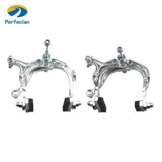 Perfeclan Xe Đạp Đường Bộ Phanh Bên Kéo Dài Tay Caliper Phanh Trục Hợp Kim Nhôm 75-94mm Bạc Cho Xe Đạp Đường Bộ