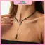 Mặt dây chuyền choker pha lê thanh lịch đính hạt, sáng tạo - quà tặng thời trang