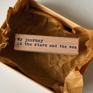 Dấu gỗ dòng chữ Maru Quote