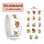 500 Chiếc Twinkle Twinkle Ngoại Vi Cuộn Dán Tay Tài Khoản Dán Trang Trí Chai Nước Niêm Phong Xe Dán Băng Dính Quà Tặng Sinh Nhật