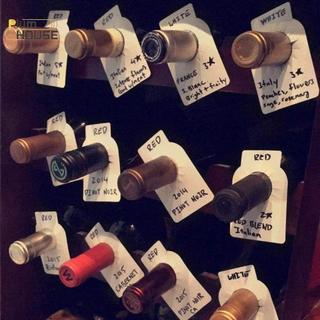 PlumHOUSE 50 Chiếc Chai Rượu Thẻ Cho Rượu Ras Và Cellars Trống Hai Mặt Một Kích Thước Phù Hợp Với VN