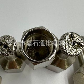 Mạ điện Kim cương Mặt sau Bu lông Mũi khoan Đá cẩm thạch Gạch khô Treo thủng Khoan đa tông màu