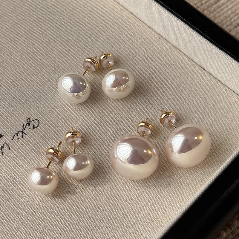 Bánh Hấp Ngọc Trai Trắng Hồng, Bạc Sterling S925, Phụ Kiện Thời Trang Cao Cấp