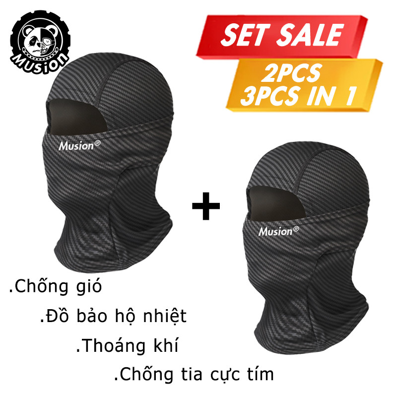 Mặt nạ Balaclava thoáng khí, bảo vệ tia cực tím cho đi xe đạp và hoạt động ngoài trời - Ưu đãi đặc biệt