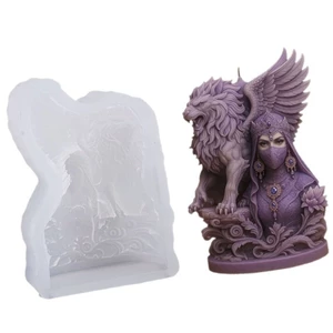 Cc Chi tiết 3D Lioness Wing Lady Khuôn tuyệt vời cho những người đam mê DIY