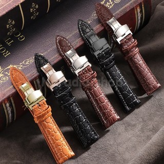 12-24mm Hạt Cá Sấu Da Thật Chính Hãng Dây Đeo Đồng Hồ Da Bò Bền Da Dây Đeo Đồng Hồ Nam Nữ Thay Thế Dây Đeo Đồng Hồ Đeo Tay