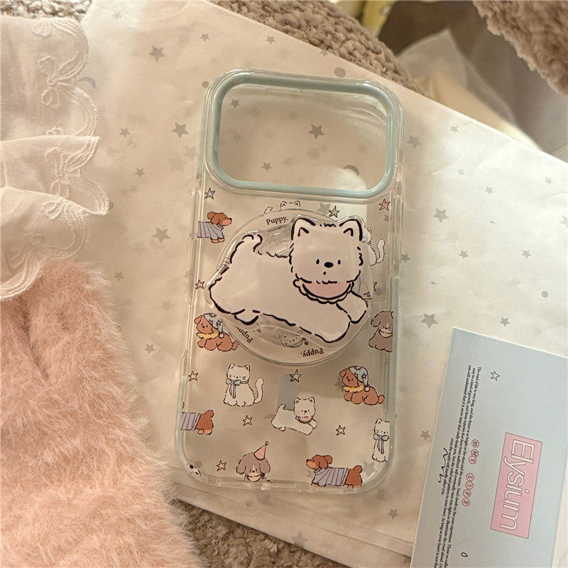 Ốp điện thoại TPU hình chó con iPhone 17 Pro max