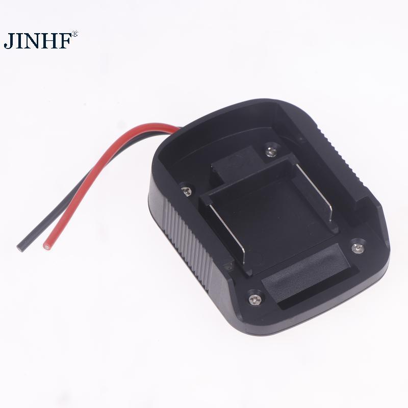 JINHF Cho Makita 21V 18V Li-ion Pin DIY Pin Cáp Kết Nối Đầu Ra Bộ Chuyển Đổi BL1830 BL1840 BL1850 Cho Máy Khoan Điện HOT
