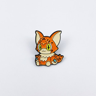 9 Cái / bộ Dễ Thương Kỹ Thuật Số Quái Vật Digimon Thổ Cẩm Trang Trí Phụ Kiện Huy Hiệu Ba Lô Kim Loại Pin Kẹp