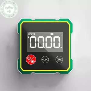 PUSKY 360° Công cụ tìm góc kỹ thuật số từ tính với thước đo Laser điện tử Type-C Sạc LCD Công cụ đo lường điện tử VN