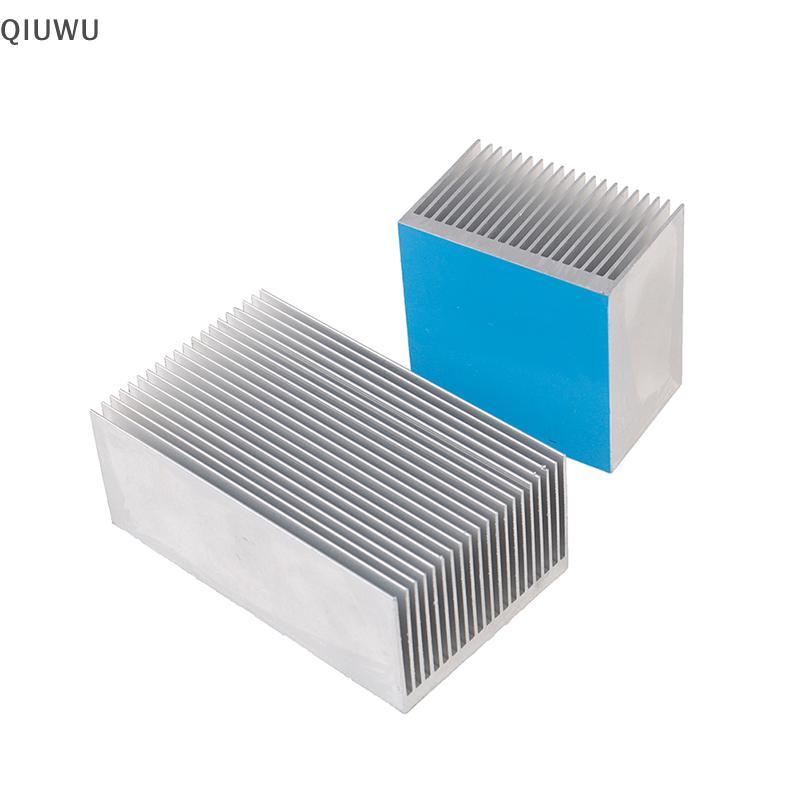 Tản nhiệt hợp kim nhôm QIUWU 60 * 60 / 100 * 60mm Tấm làm mát LED IC Chip tản nhiệt.
