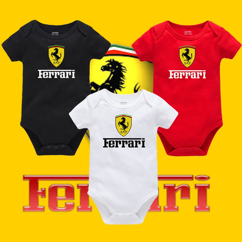 Áo liền quần trẻ em Ferrari Unisex Cotton mềm GRCR XU2Z