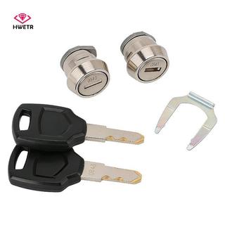 HWETR Top Case Lo Set Cho Xe Máy Trunk Box 25-100L Bền Xi Lanh Và Chìa Khóa Chống Trộm Phụ Kiện An Toàn