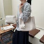 SQ11 Túi tote cổ điển dung tích lớn dành cho nữ Túi đeo vai dệt thời trang mới Túi thích hợp cao cấp