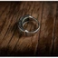 Nhẫn nam bạc chạm khắc totemadjustable size, phong cách cá tính