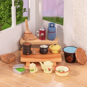 Micro Phong Cảnh Sáng Tạo Hoài Cổ Mẫu Nhà Búp Bê Trang Trí Mini DIY