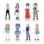 BH2 Komekami Bé Gái Tấm Đứng Acrylic Tấm Đứng Ký Anime Để Bàn Trang Trí HB2